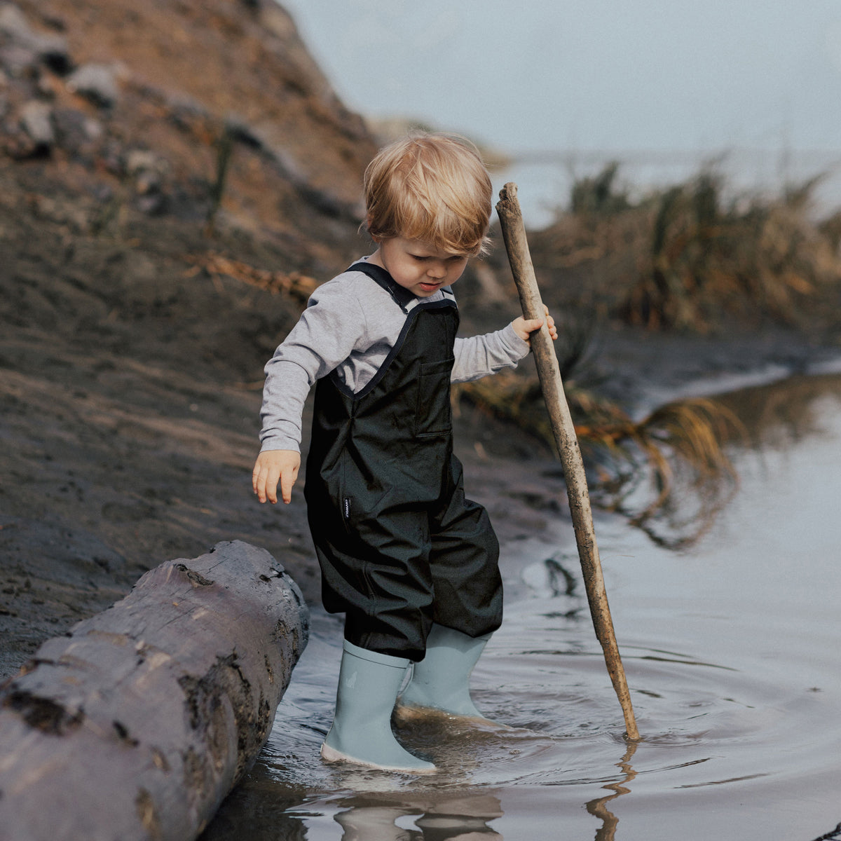 Crywolf Rain Overalls Black