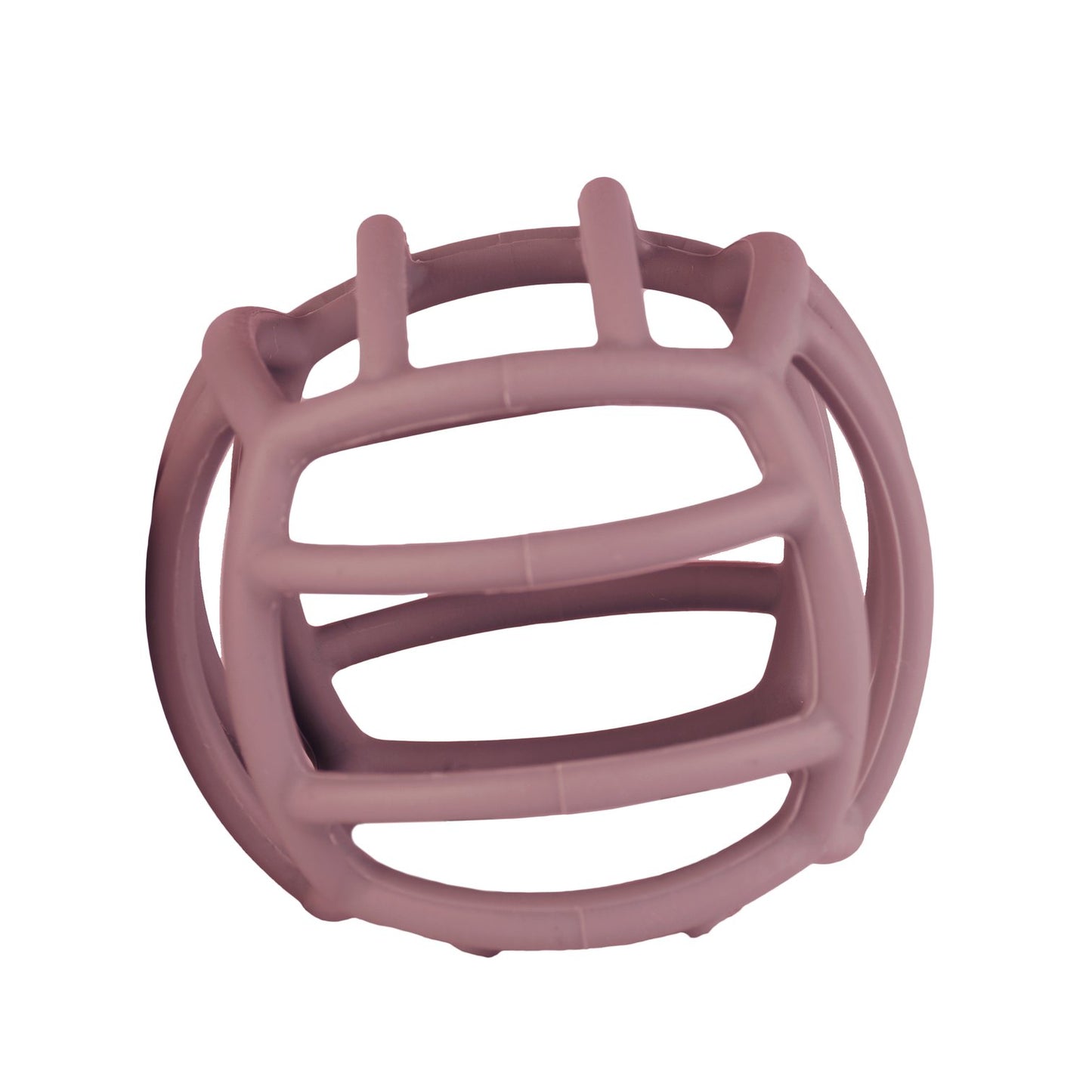 Petite Eats Silicone Baby Teething Ball Dusky Rose