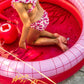 Quut Dippy Inflatable Pool Cherry Red