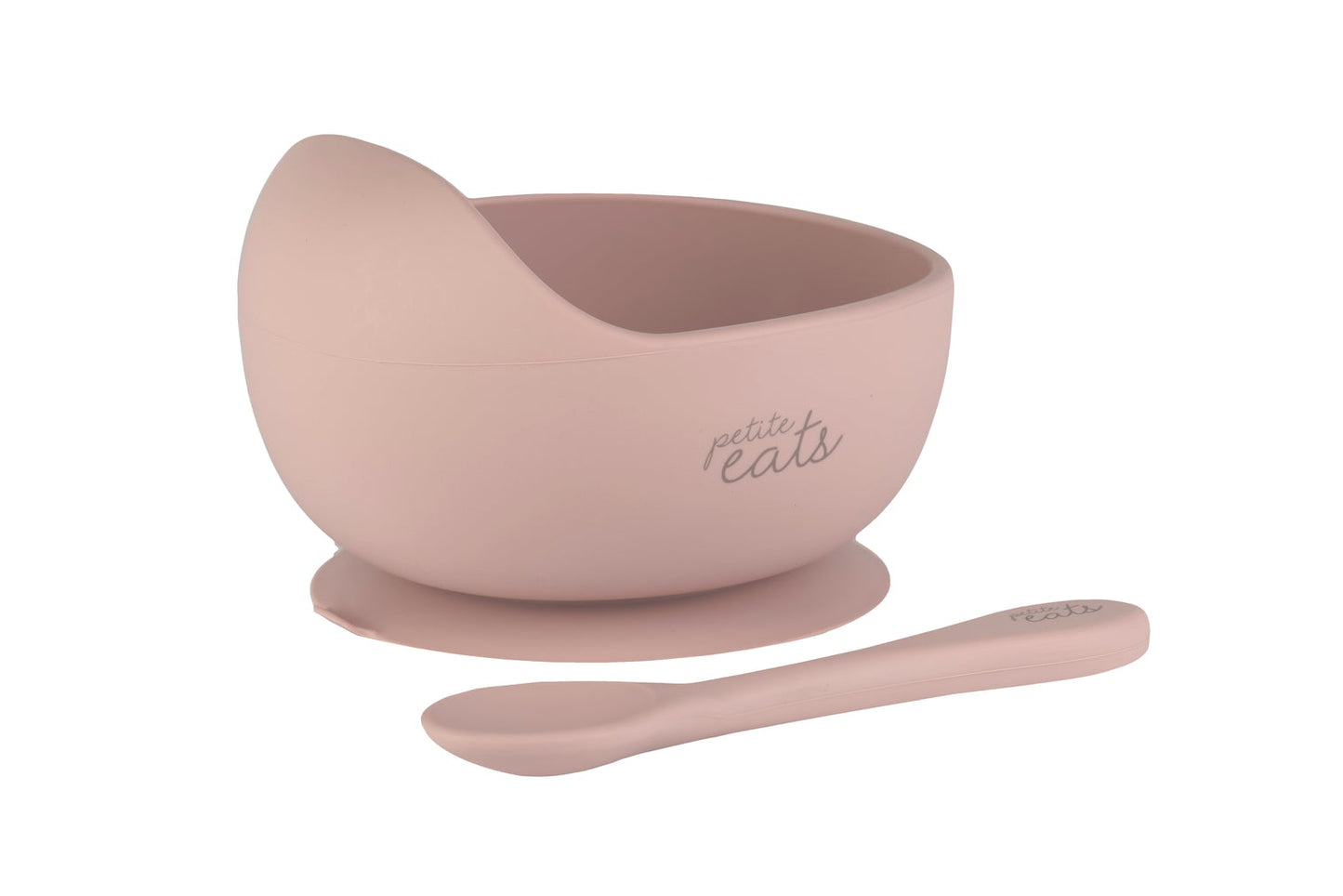 Petite Eats Silicone Bowl and Spoon Dusty Lilac