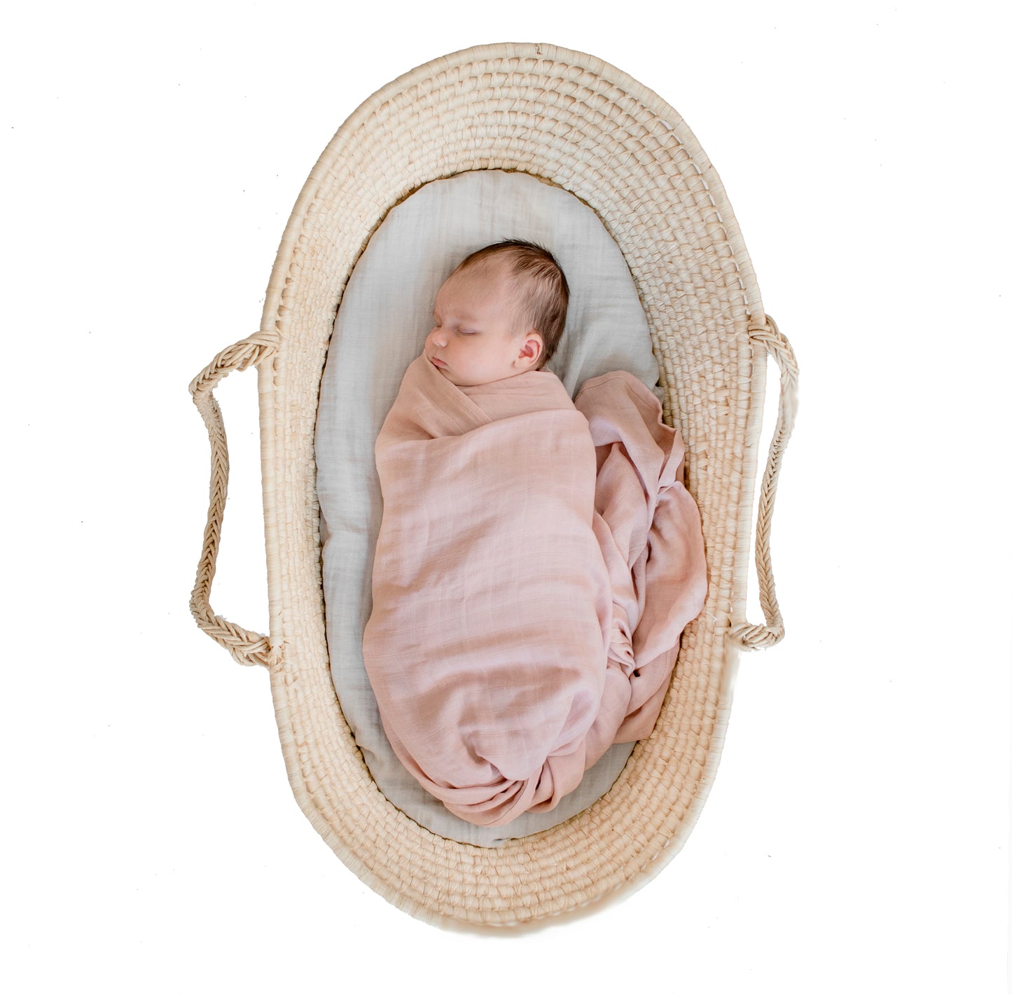 Burrow & Be Essentials Muslin Wrap Dusty Rose