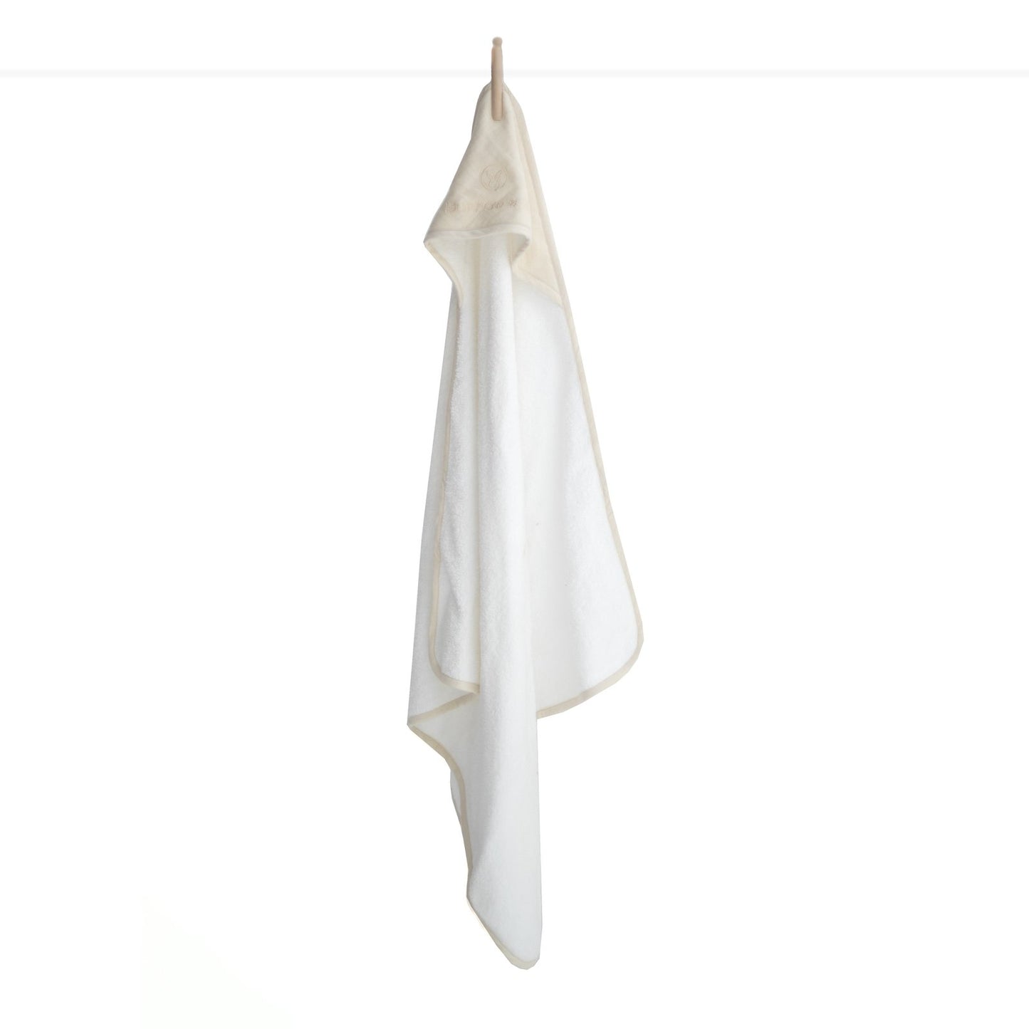 Burrow & Be Baby Hooded Towel Almond