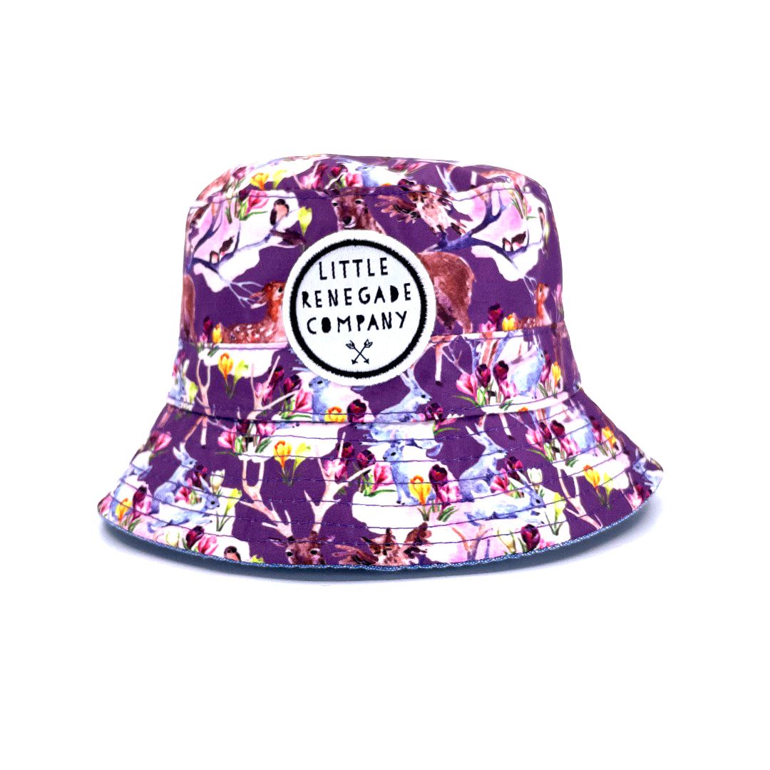 Little Renegade Company Woodland Wonder Reversible Bucket Hat