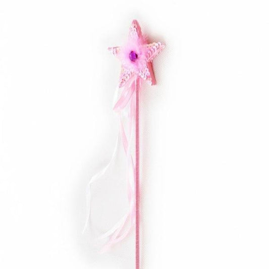 Fluffy Star Wand Light Pink