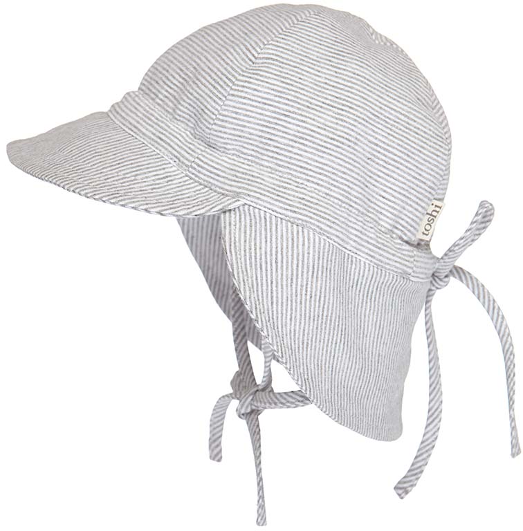 Toshi Flap Cap Baby Dove