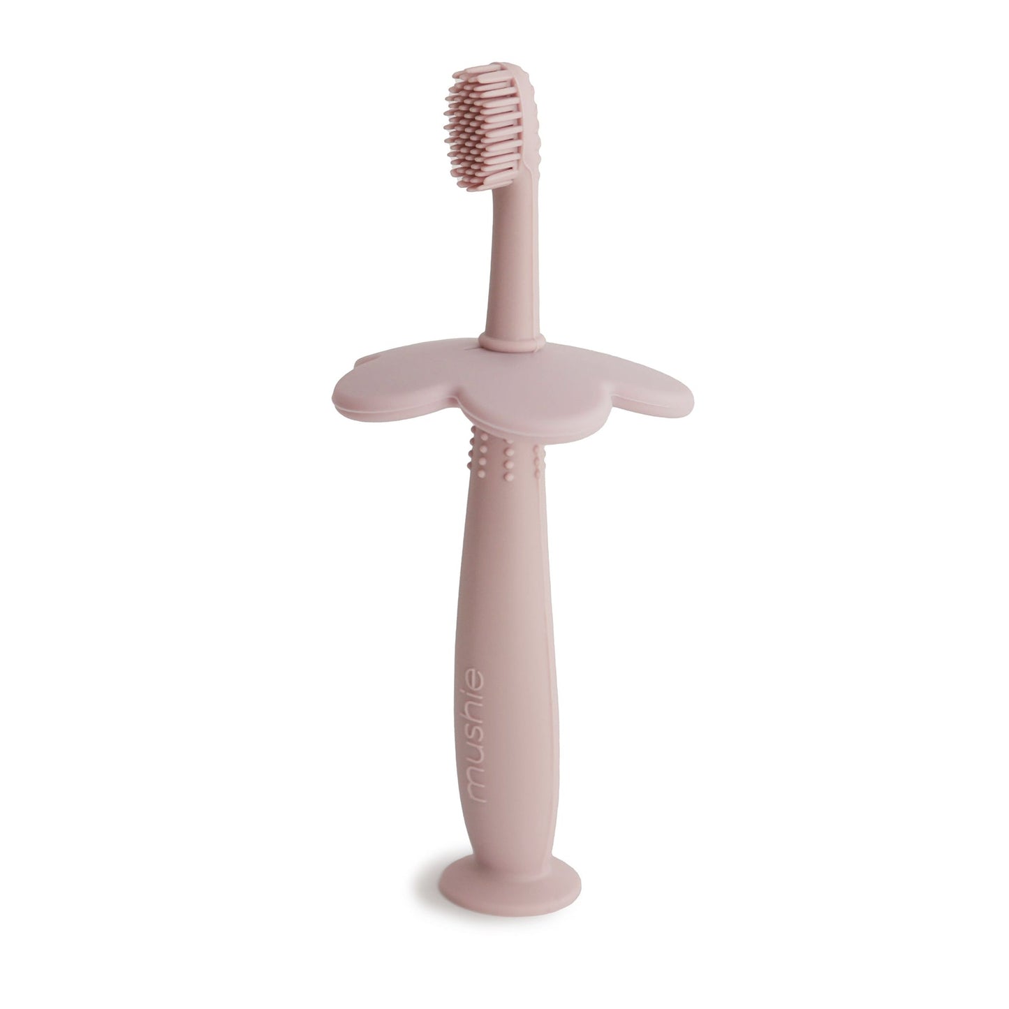 Mushie Flower Training Toothbrush Blush