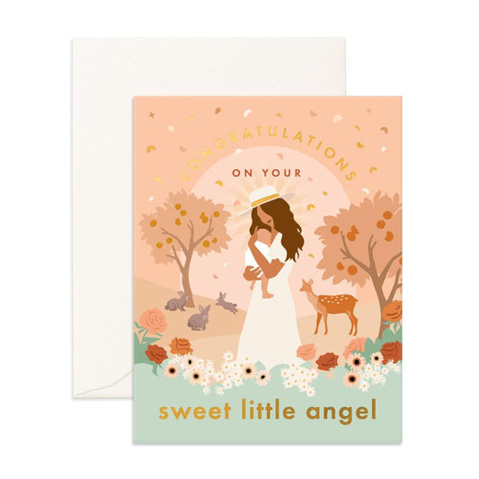 Sweet Little Angel Greeting Card