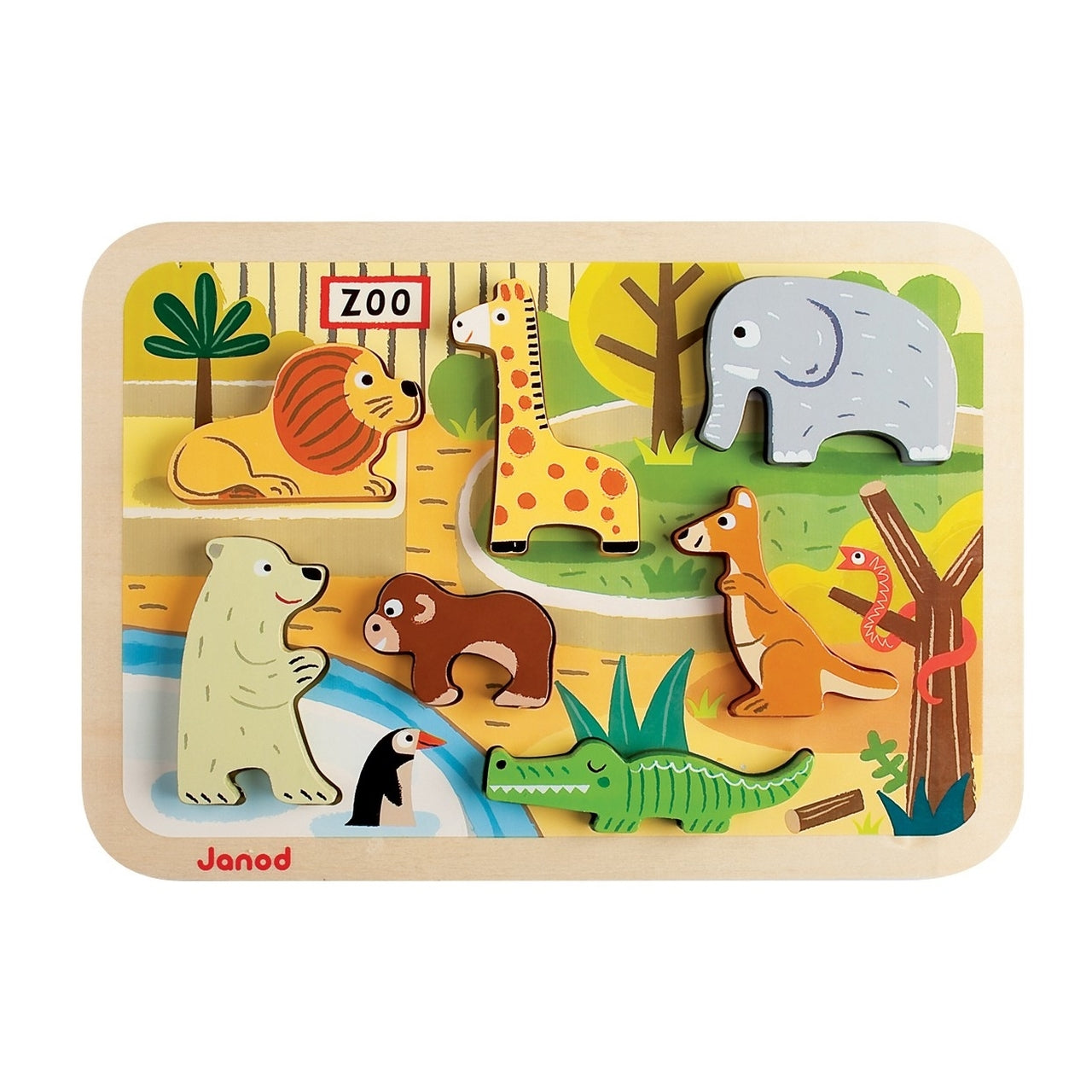 Janod Zoo Chunky Puzzle