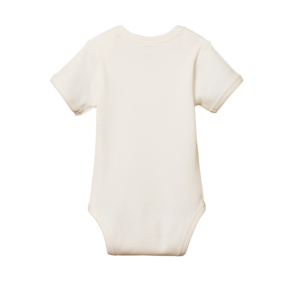 Nature Baby Short Sleeve Bodysuit Natural