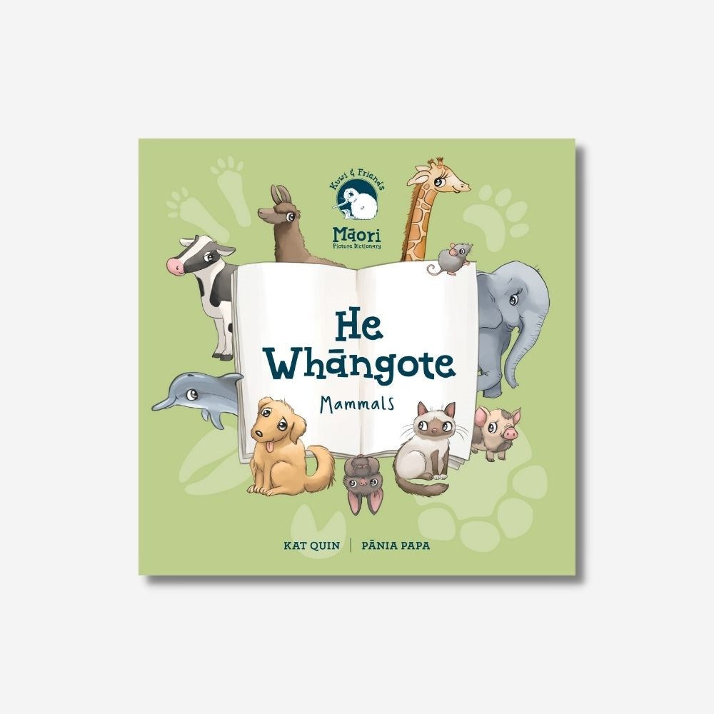 Kuwi & Friends He Whāngote - Mammals Board Book