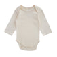 Nature Baby Long Sleeve Bodysuit Pointelle Natural