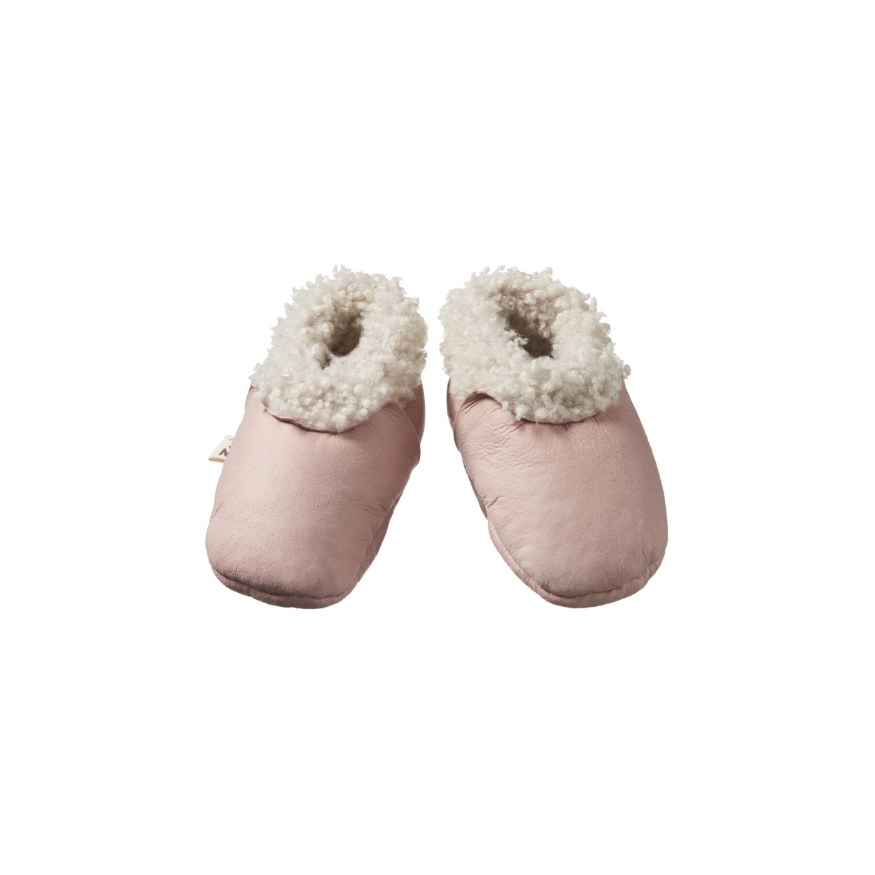 Nature Baby Lambskin Booties Rose Bud