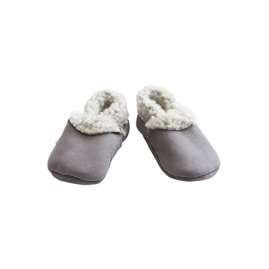 Nature Baby Lambskin Booties Grey