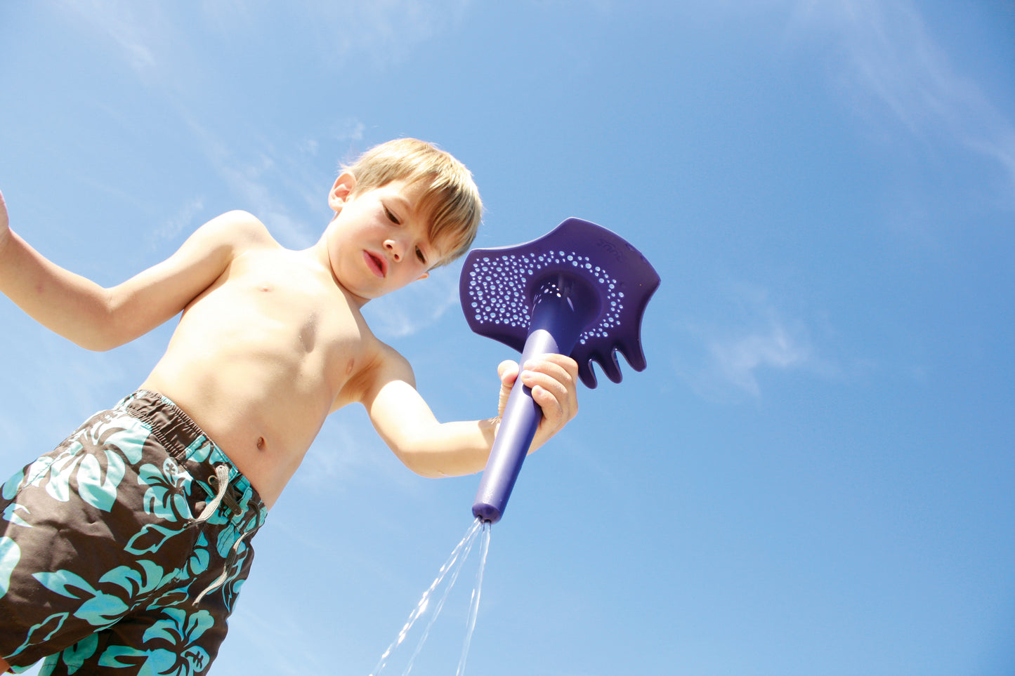 Quut Triplet Shovel / Rake Ocean Blue