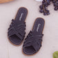 Saltwater Sandal Retro Slide Black