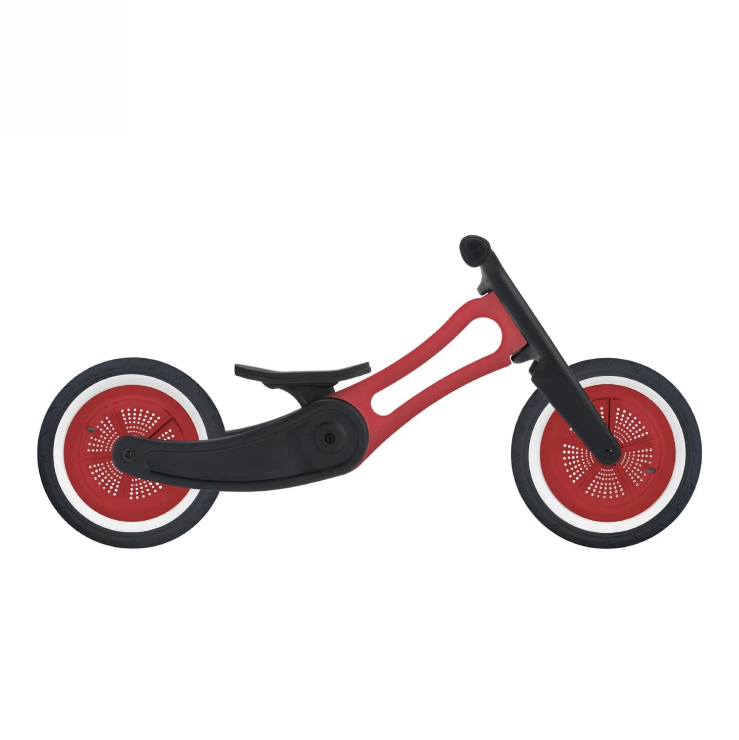 Wishbone Recycled 3-in-1 Balance Bike Red