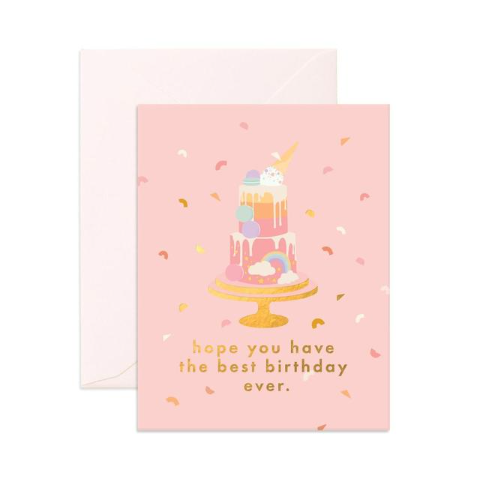 Best Birthday Cake Greeting Card