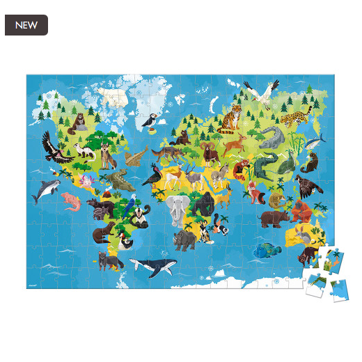 Janod Endangered Animals Puzzle