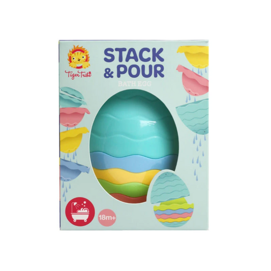 Tiger Tribe Stack & Pour Bath Egg