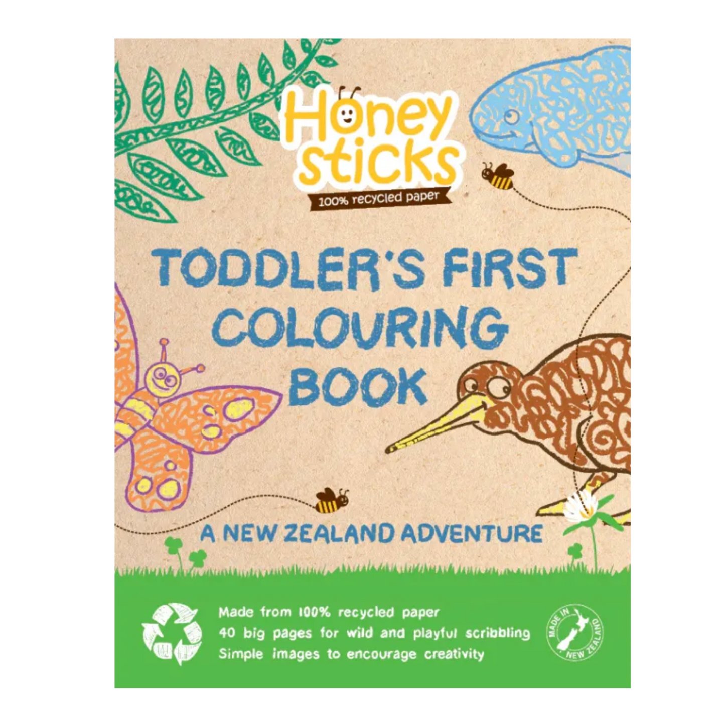 Honeysticks Colouring Book - A New Zealand Adventure