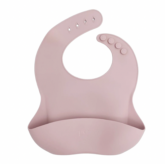 Petite Eats Premium Silicone Bib Dusty Lilac Large