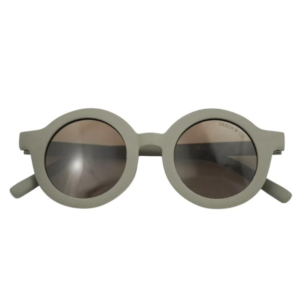 Grech & Co Original Round Sunglasses Storm