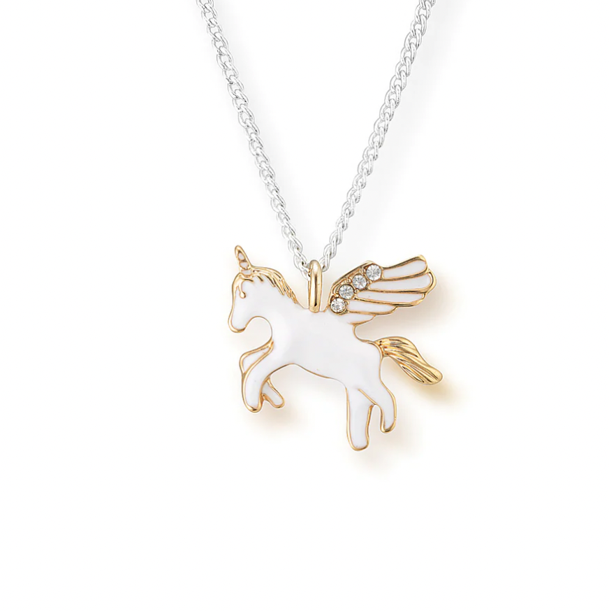 Lauren Hinkley Gold Unicorn Silver Necklace