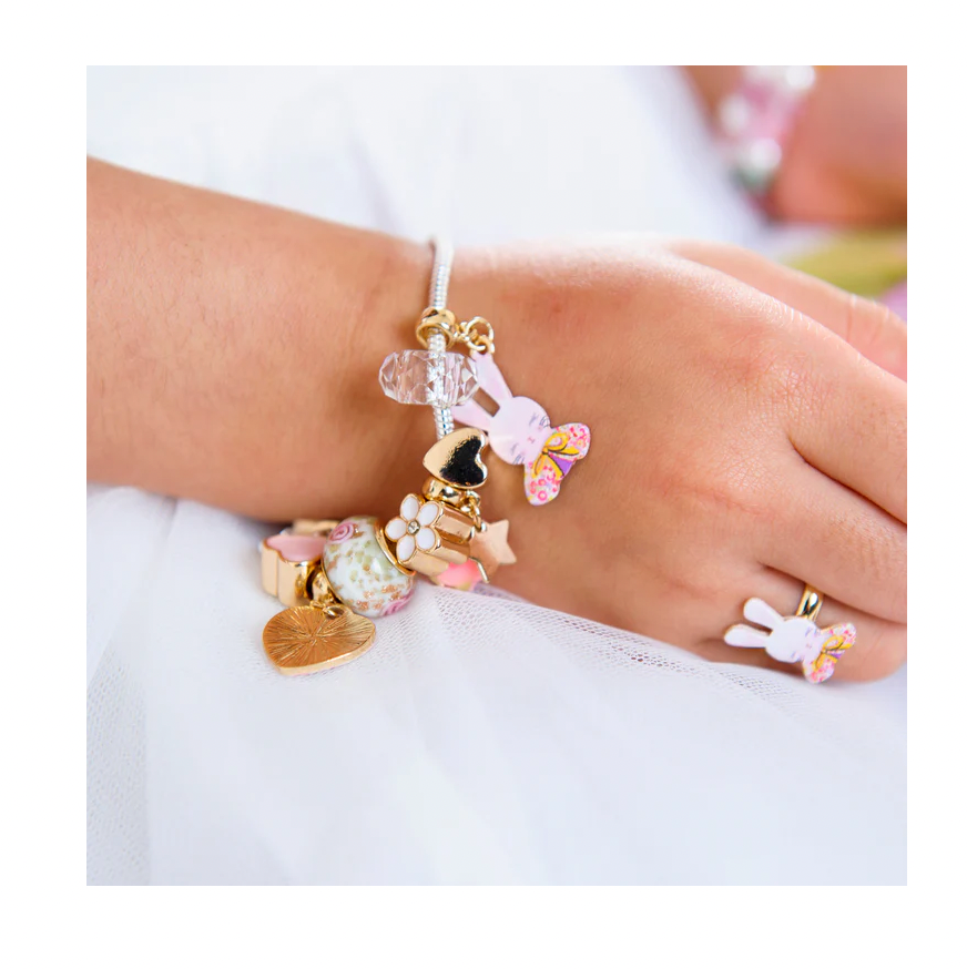 Lauren Hinkley Petite Fleur BunBun Charm Bracelet