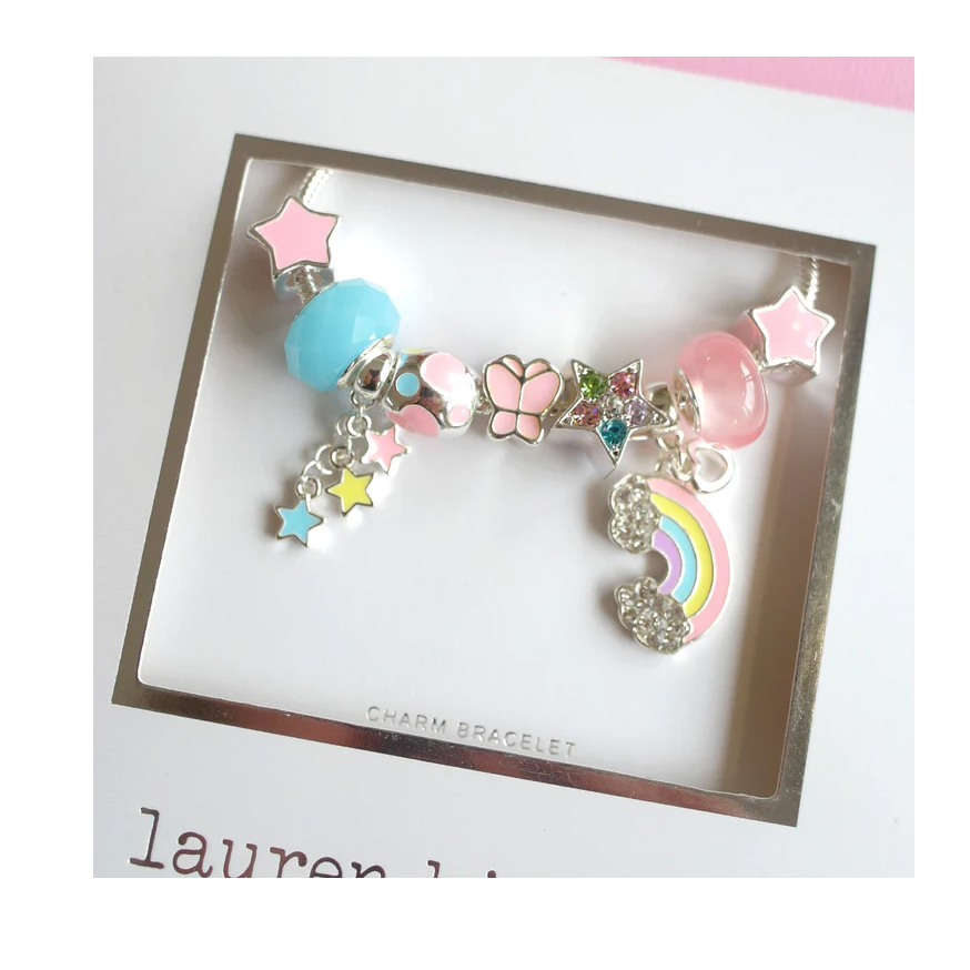 Lauren Hinkley Rainbow Charm Bracelet