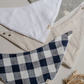 Boston & Forest Dribble Bib Navy Gingham