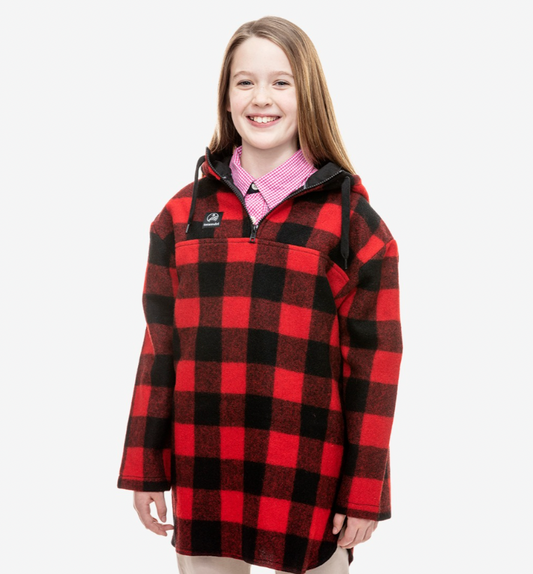 Swanndri Kid's Brixton Bush Shirt Red/Black Check