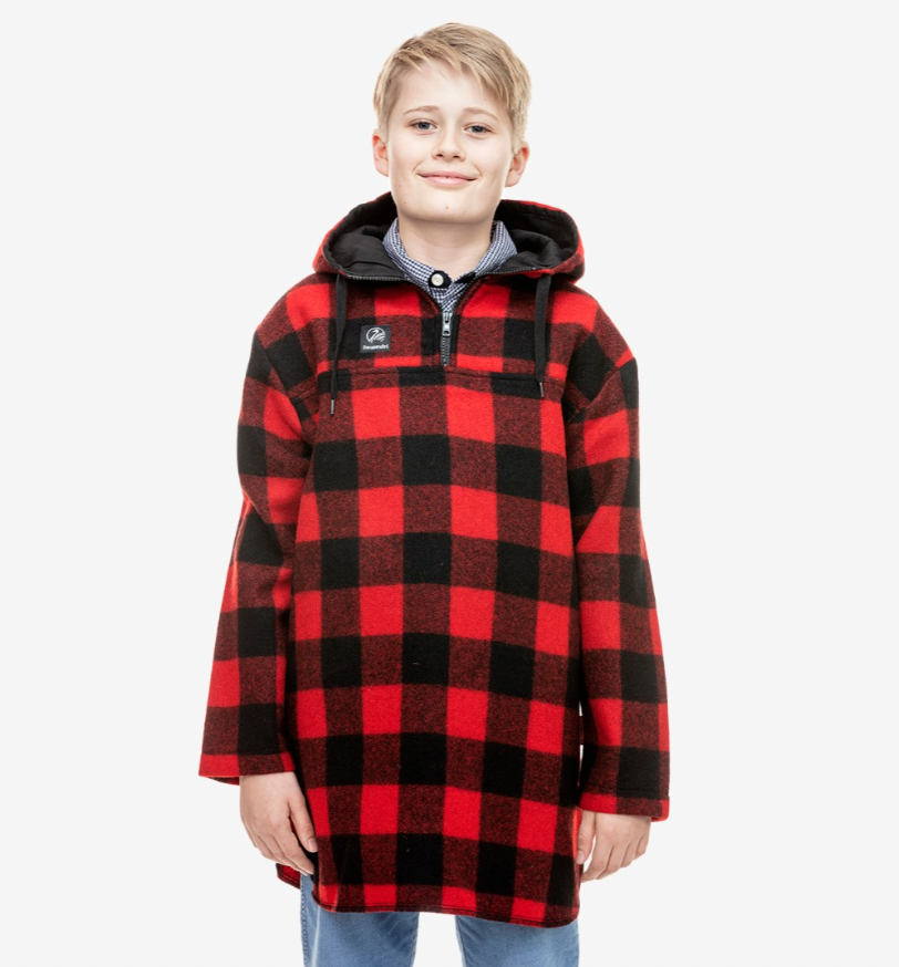 Swanndri Kid's Brixton Bush Shirt Red/Black Check