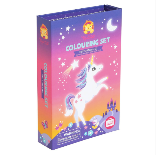 Tiger Tribe Colouring Set Unicorn Magic
