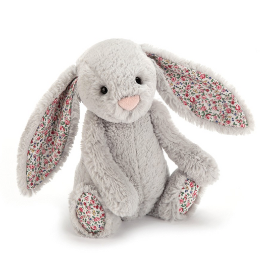 Jellycat Blossom Bashful Bunny Silver Small