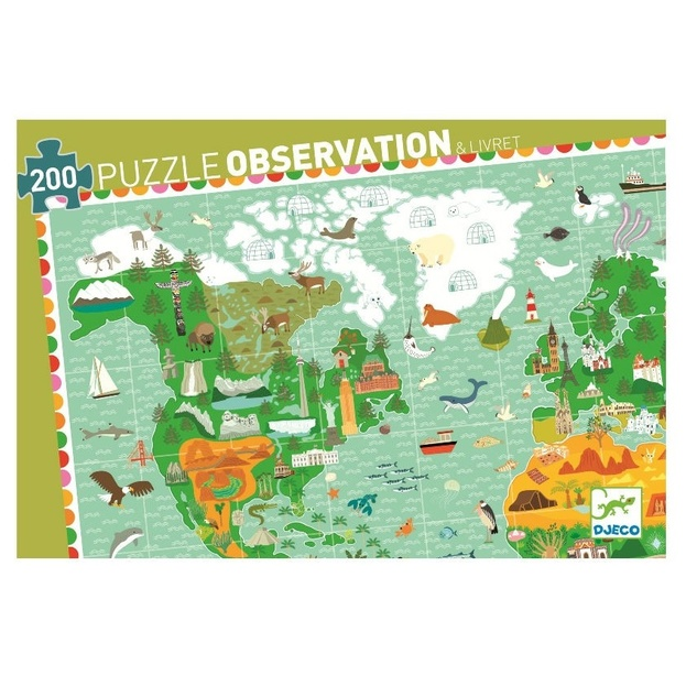 Around the World Puzzle 200pce