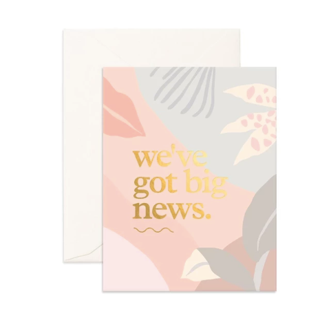 Big News Greeting Card