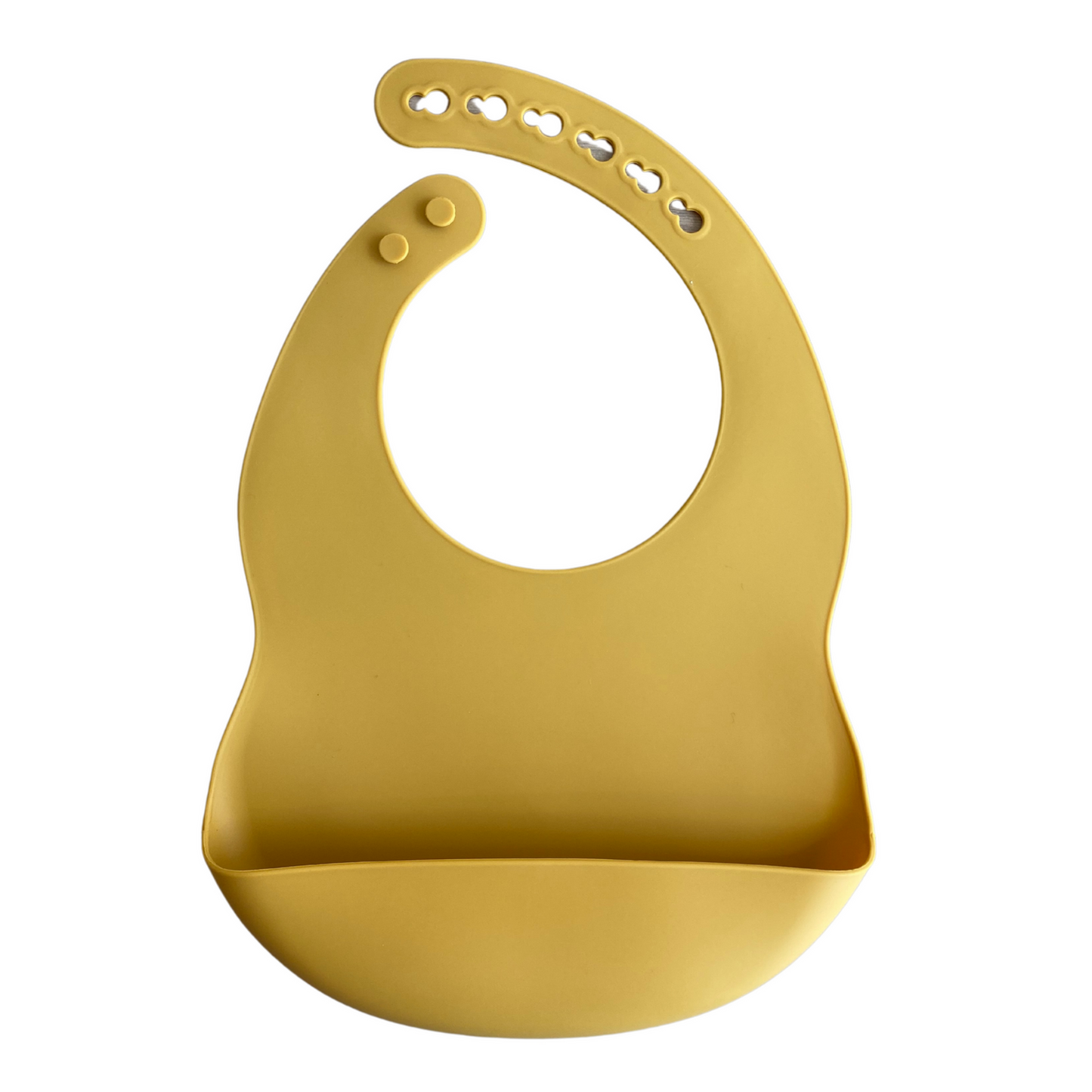 Petite Eats Premium Silicone Bib Mustard Medium