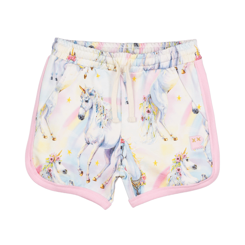 Rock Your Kid Sorbet Unicorn Jogger Shorts