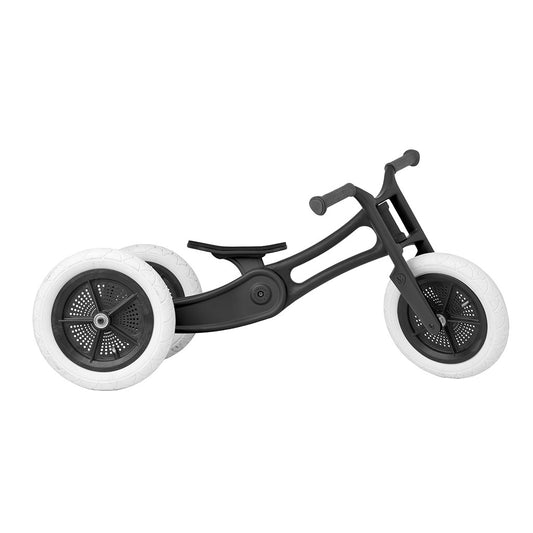 Wishbone Recycled 3-in-1 Balance Bike Black