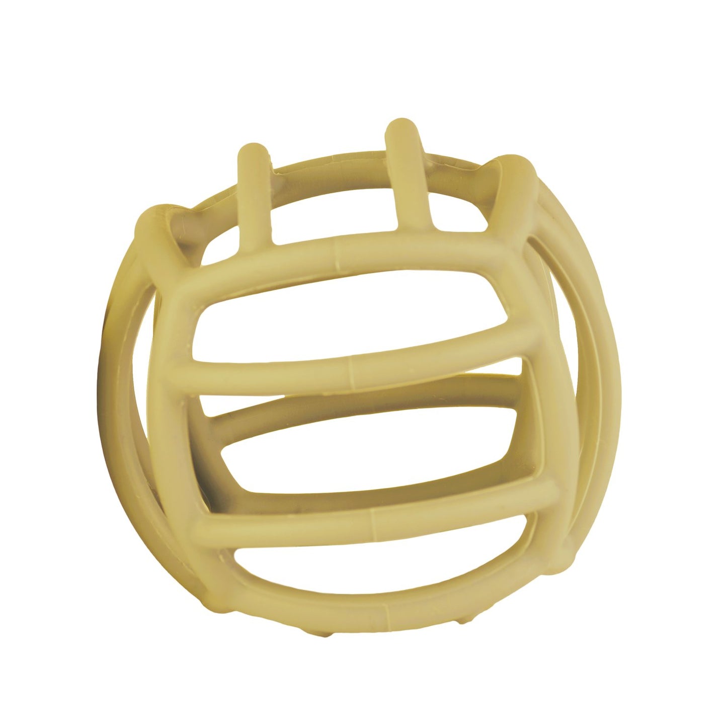 Petite Eats Silicone Baby Teething Ball Mustard