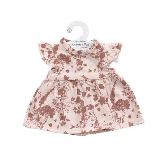 Burrow & Be Doll Clothing Flower Splash Dress