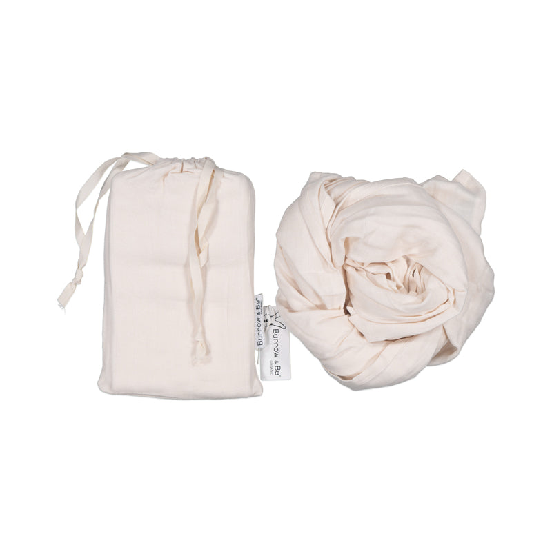 Burrow & Be Essentials Muslin Wrap Almond