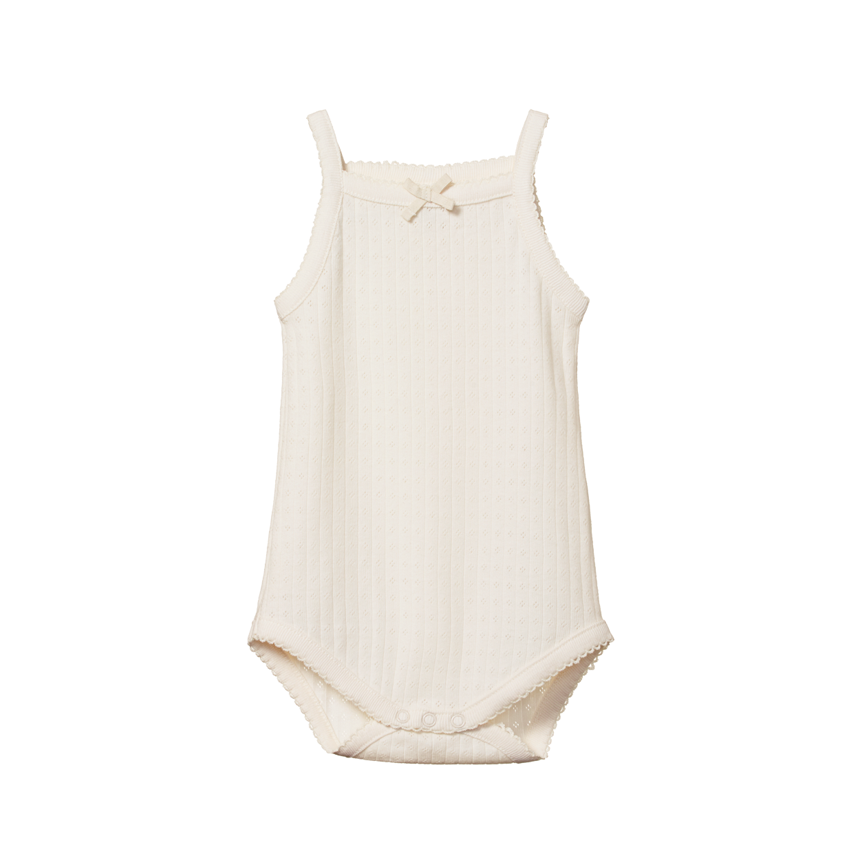 Nature Baby Camisole Bodysuit Pointelle Natural