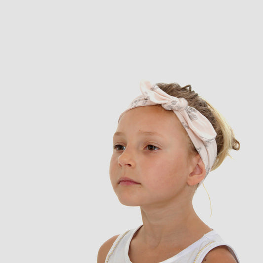 Burrow & Be Top Knot Headband Meadow Blush