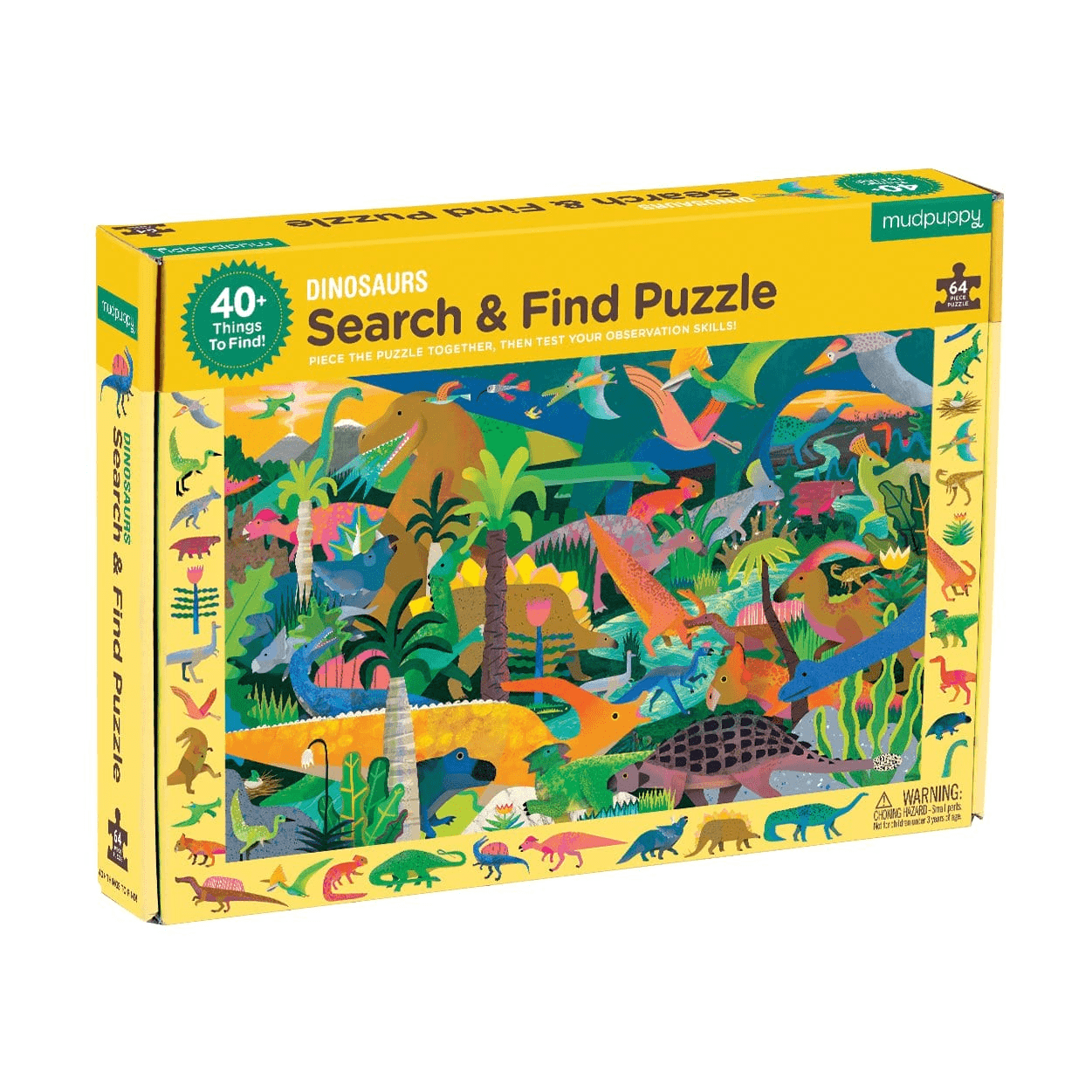 Search and Find 64 Piece Dinosaurs Puzzle