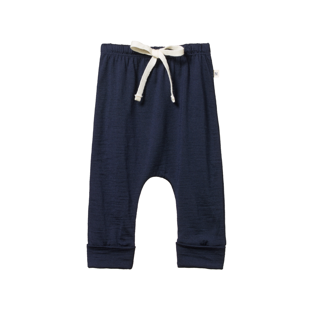 Nature Baby Merino Drawstring Pants Navy