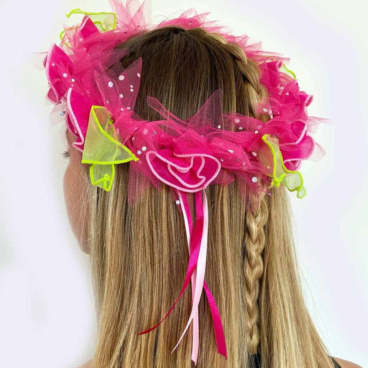 Bloom Garland Hot Pink