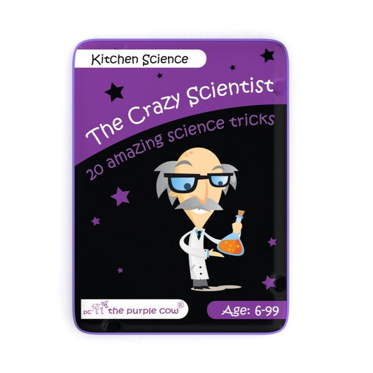 Crazy Scientist Boxed Tin 20 Experiments Activity Set Kitchen Science