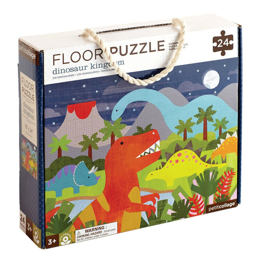 Le Petit Collage Dinosaur Kingdom Floor Puzzle