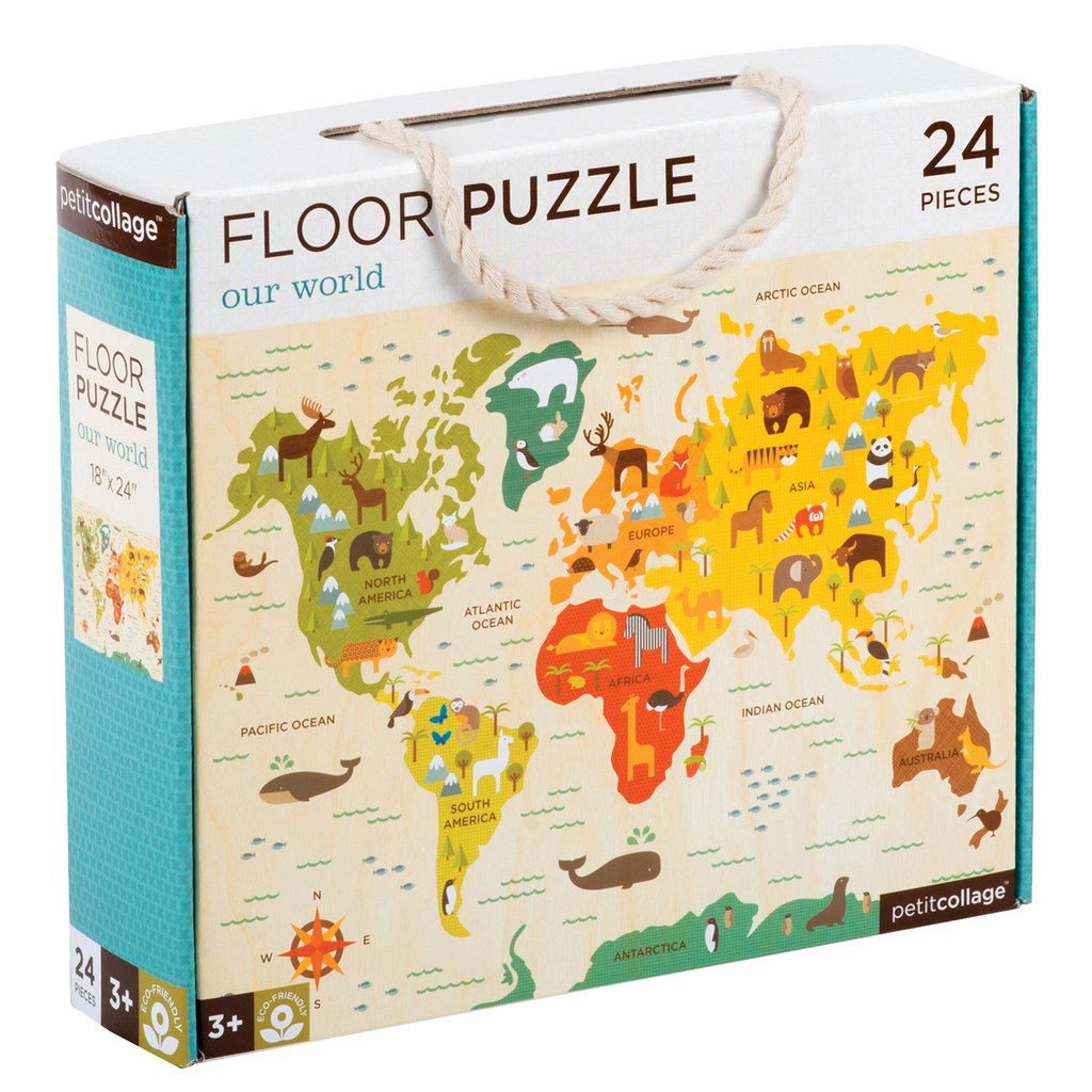 Le Petit Collage Our World Floor Puzzle